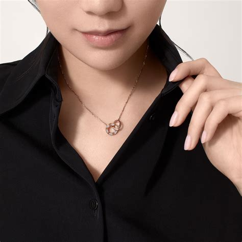 cartier rose love necklace